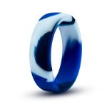 Cock Rings | Cock Rings Performance Silicone Camo Cock Ring Cock Rings Blue