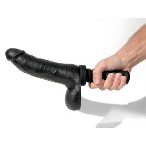 Extra Large | Extra Large Cock 100% 8 Inch Silicone Dildo Tool Kit With Suction Cup And Handle Dildos Extra Large