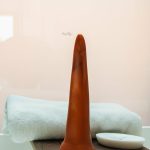 Extra Large | Extra Large Squirm Supersoft Silicone Cone Anal Plug Dildos Bronze