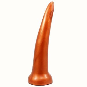 Extra Large | Extra Large Squirm Supersoft Silicone Cone Anal Plug Dildos Bronze