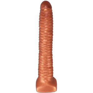 Extra Large | Extra Large Worm – Long Anal Toy In Supersoft Bronze Silicone Dildos Bronze