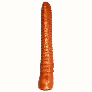 Extra Large | Extra Large Worm – Long Anal Toy In Supersoft Bronze Silicone Dildos Bronze