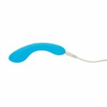 G-Spot | G-Spot Mini Swan Wand Glow-In-The-Dark Vibrator G-Spot Blue Glow