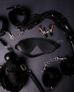 Gift Sets | Gift Sets Everything Bondage Kit 9-Piece Complete Bdsm Set Gift Sets Black