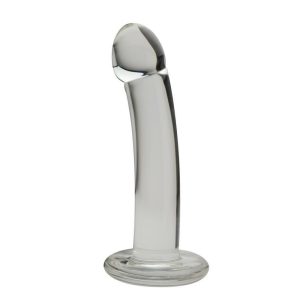 Glass, Wood & Metal | Glass, Wood & Metal Blown Basic Curve Glass Dildo Dildos Glass, Wood & Metal