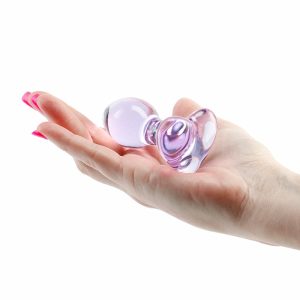 Glass, Wood & Metal | Glass, Wood & Metal Crystal Glass Heart Anal Plug Booty Toys Glass, Wood & Metal