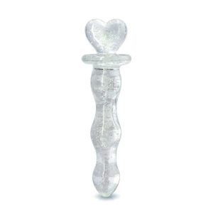 Glass, Wood & Metal | Glass, Wood & Metal Firefly Heart A Glow Glass Dildo By Ns Novelties Dildos Glass, Wood & Metal