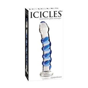 Glass, Wood & Metal | Glass, Wood & Metal Icicles No. 5 Glass Dildo Dildos Glass, Wood & Metal