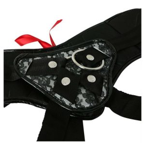 Harnesses & Kits | Harnesses & Kits Plus Size Grey And Black Lace Harness Group Play Harnesses & Kits