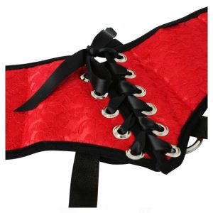 Harnesses & Kits | Harnesses & Kits Plus Size Red Corsette Harness Group Play Harnesses & Kits