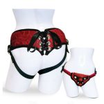 Harnesses & Kits | Harnesses & Kits Red Lace Corsette Harness Group Play Harnesses & Kits