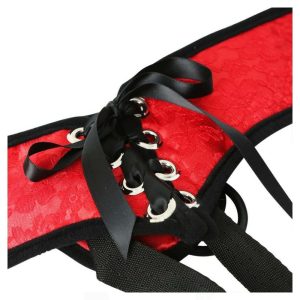 Harnesses & Kits | Harnesses & Kits Red Lace Corsette Harness Group Play Harnesses & Kits