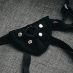 Harnesses & Kits | Harnesses & Kits Vibrating Velvet Harness Group Play Black