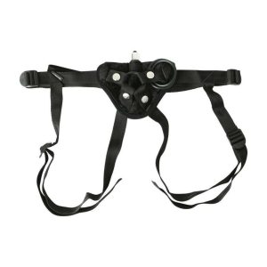 Harnesses & Kits | Harnesses & Kits Vibrating Velvet Harness Group Play Black