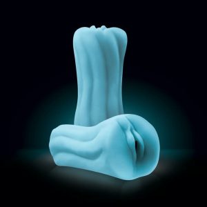 Masturbators & Sleeves | Masturbators & Sleeves Firefly Yoni Glow In The Dark, Soft Silicone Stroker By Ns Novelties Masturbators & Sleeves Blue