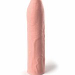 Masturbators & Sleeves | Masturbators & Sleeves Uncut Silicone Penis Enhancer, 7-Inches, Hood-Up Foreskin Masturbators & Sleeves Brown