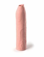 Masturbators & Sleeves | Masturbators & Sleeves Uncut Silicone Penis Enhancer, 7-Inches, Hood-Up Foreskin Masturbators & Sleeves Brown