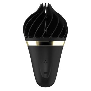 Mini Vibes | Mini Vibes Sweet Treat Spinnator Swirling Vibrator Mini Vibes Black