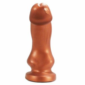 Non-Realistic | Non-Realistic Flat Head – Supersoft Silicone Dildo Dildos Bronze