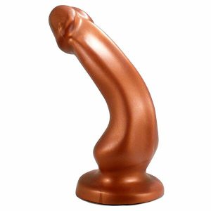 Non-Realistic | Non-Realistic Flat Head – Supersoft Silicone Dildo Dildos Bronze