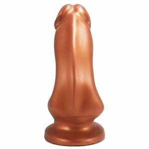 Non-Realistic | Non-Realistic Flat Head – Supersoft Silicone Dildo Dildos Bronze