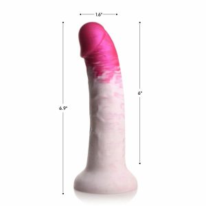 Non-Realistic | Non-Realistic Real Swirl 7″ Marbled Silicone Dildo Dildos Non-Realistic