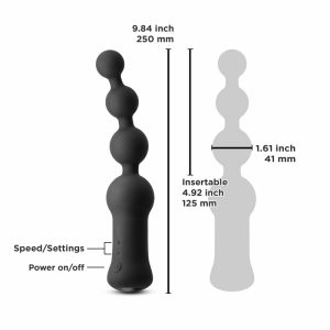 Prostate Stimulators | Prostate Stimulators Quad Extra-Large Vibrating Anal Beads Booty Toys Prostate Stimulators