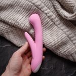 Rabbit / Dual & Triple Stimulation | Rabbit / Dual & Triple Stimulation Hop Cottontail Silicone Rabbit Vibrator Rabbit / Dual & Triple Stimulation Ballet Slipper (Light Pink)