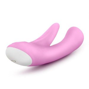 Rabbit / Dual & Triple Stimulation | Rabbit / Dual & Triple Stimulation Hop Cottontail Silicone Rabbit Vibrator Rabbit / Dual & Triple Stimulation Ballet Slipper (Light Pink)