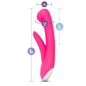 Rabbit / Dual & Triple Stimulation | Rabbit / Dual & Triple Stimulation Hop Cottontail Silicone Rabbit Vibrator Rabbit / Dual & Triple Stimulation Ballet Slipper (Light Pink)