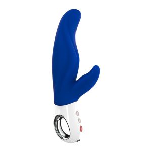 Rabbit / Dual & Triple Stimulation | Rabbit / Dual & Triple Stimulation Lady Bi Silicone Dual Stimulation Vibrator Rabbit / Dual & Triple Stimulation Blue