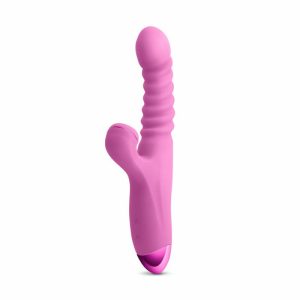 Rabbit / Dual & Triple Stimulation | Rabbit / Dual & Triple Stimulation Luxe Nova Thrusting Throbbing Dual-Stimulation Vibrator Rabbit / Dual & Triple Stimulation Rabbit / Dual & Triple Stimulation