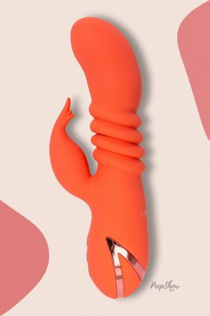 Rabbit / Dual & Triple Stimulation | Rabbit / Dual & Triple Stimulation Orange County Cutie Thrusting Rabbit Vibrator Rabbit / Dual & Triple Stimulation Rabbit / Dual & Triple Stimulation