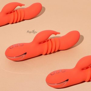 Rabbit / Dual & Triple Stimulation | Rabbit / Dual & Triple Stimulation Orange County Cutie Thrusting Rabbit Vibrator Rabbit / Dual & Triple Stimulation Rabbit / Dual & Triple Stimulation