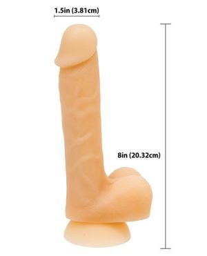 Realistic | Realistic Factory Addiction David Posable Dual-Density Silicone Dildo With Suction Cup Dildos Realistic