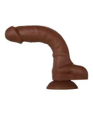 Realistic | Realistic Real Supple Silicone Posable 8.25 Inch Dildo By Novelties Dildos Chocolate