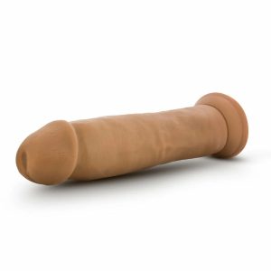 Suction Cup | Suction Cup Dr. Henry Posable 8.5 Inch Silicone Dildo By Blush Dildos Mocha