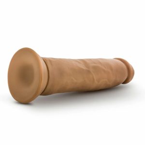 Suction Cup | Suction Cup Dr. Henry Posable 8.5 Inch Silicone Dildo By Blush Dildos Mocha