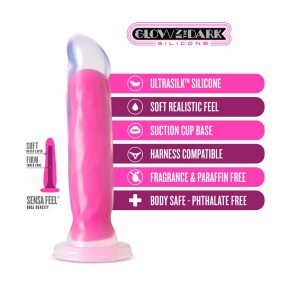 Suction Cup | Suction Cup Neo Elite Glow In The Dark Marquee – Dual Density Dildo Dildos Suction Cup