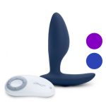 Vibrating Anal | Vibrating Anal Ditto From Vibrating Rechargeable Silicone Anal Plug Booty Toys Midnight Blue