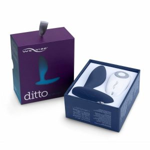 Vibrating Anal | Vibrating Anal Ditto From Vibrating Rechargeable Silicone Anal Plug Booty Toys Midnight Blue