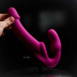 Wearable & Vaginal Plugs | Wearable & Vaginal Plugs Temptasia Estella Strapless Vibrating Dildo By Novelties Dildos Wearable & Vaginal Plugs