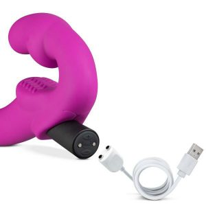 Wearable & Vaginal Plugs | Wearable & Vaginal Plugs Temptasia Estella Strapless Vibrating Dildo By Novelties Dildos Wearable & Vaginal Plugs