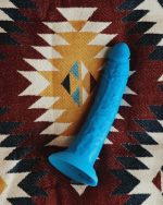 Realistic | Realistic Neo Elite 7.5 Inch Silicone Dual Density Suction Cup Dildo Dildos Neon Blue